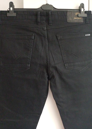 Siyah Belli Erkek Kot Pantolon - Görsel 5