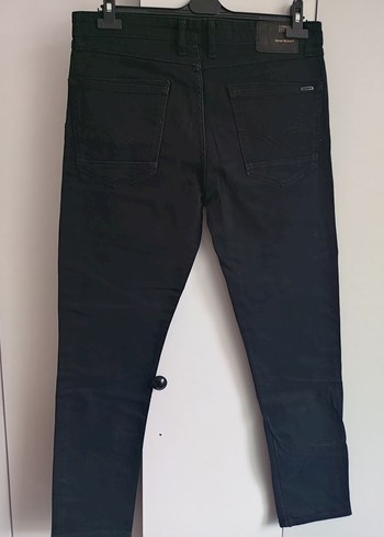 Siyah Belli Erkek Kot Pantolon - Görsel 4