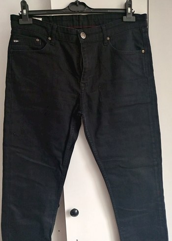 Siyah Belli Erkek Kot Pantolon - Görsel 2