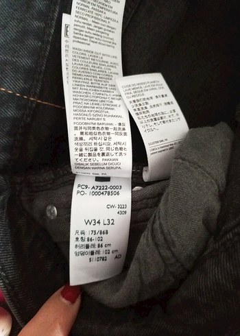 Erkek Siyah Normal Paça Denim Jean - Görsel 7