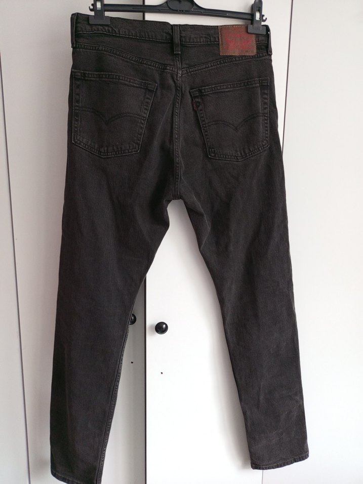 Erkek Siyah Normal Paça Denim Jean - Görsel 4