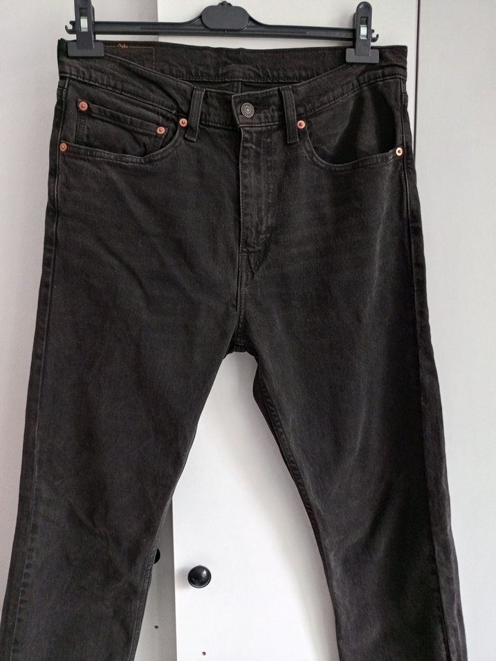 Erkek Siyah Normal Paça Denim Jean - Görsel 2