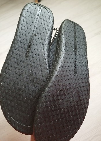 Gri Erkek Su Ayakkabısı Velcro Bantlı - Görsel 3