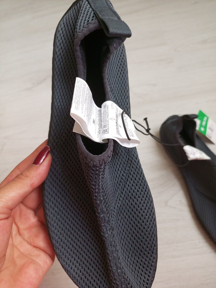 Gri Erkek Su Ayakkabısı Velcro Bantlı - Görsel 2