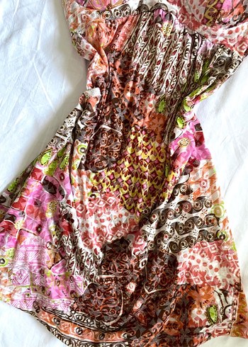 s Beden çeşitli Renk Batik Desenli Bohem Bustiyer