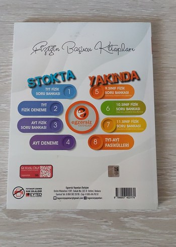 TYT Fizik Soru Bankası - Egzersiz Yayınları