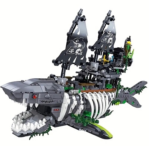 Korsan köpek balığı Lego