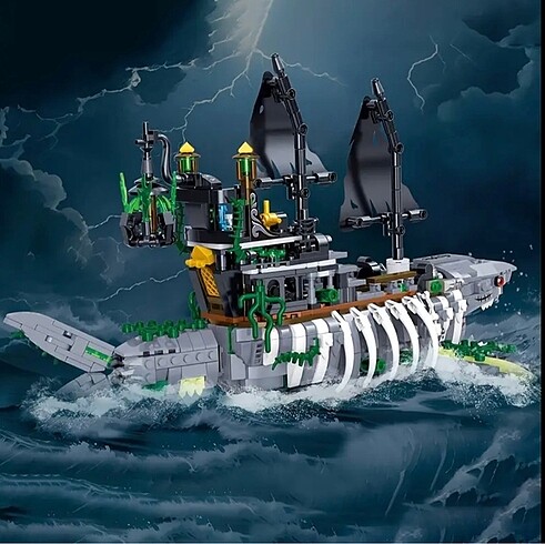  Beden Renk Korsan köpek balığı Lego