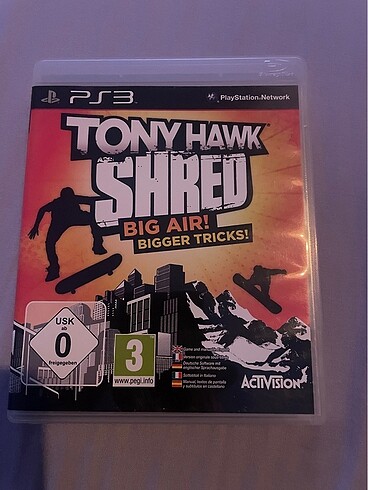 Ps3 tony hawk shred