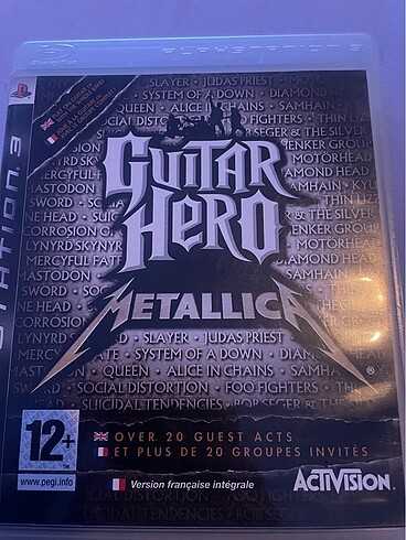 Ps3 guitar hero Metallica