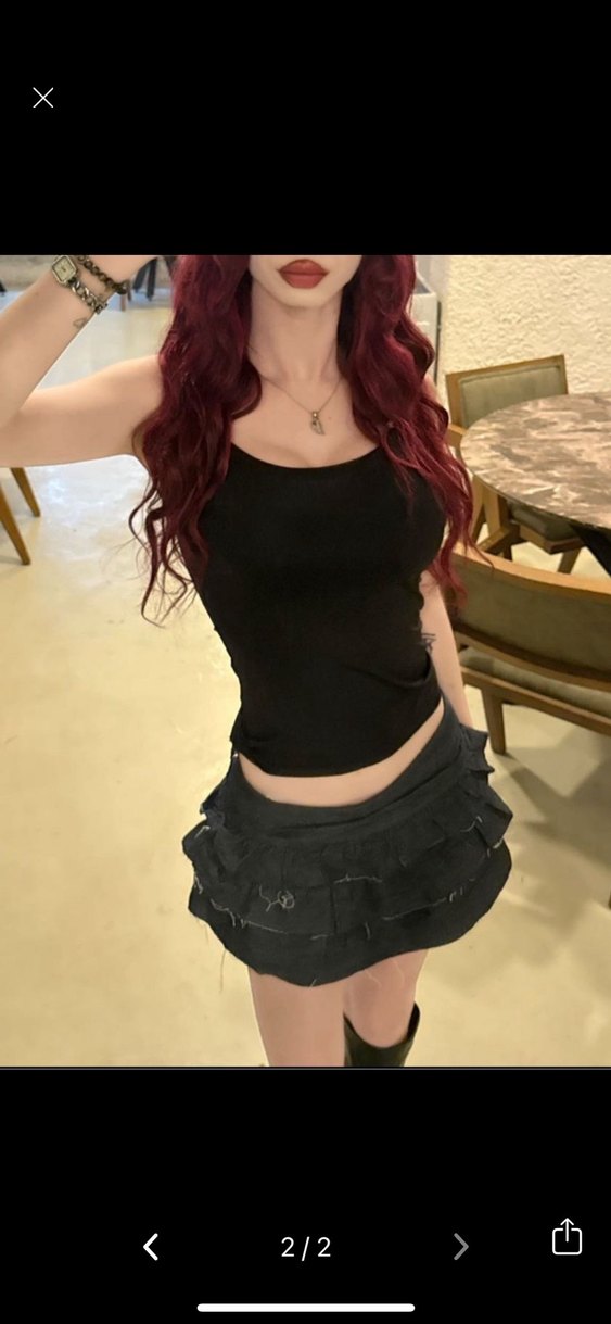 mavi Mini Etek - Görsel 2