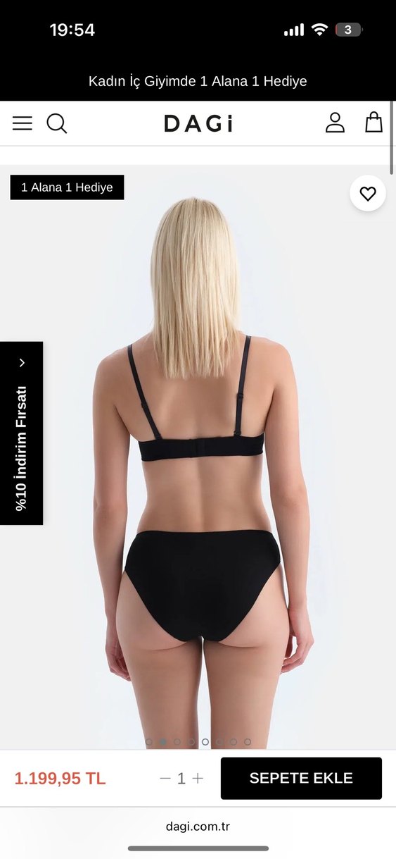 dagi siyah dolgulu sütyen - Görsel 2