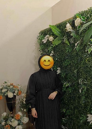 Siyah Uzun Drapeli Gotik Elbise