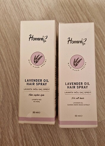 Homm bitkisel Lavanta yağlı saç spreyi