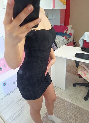 s Beden siyah Renk Elbise 