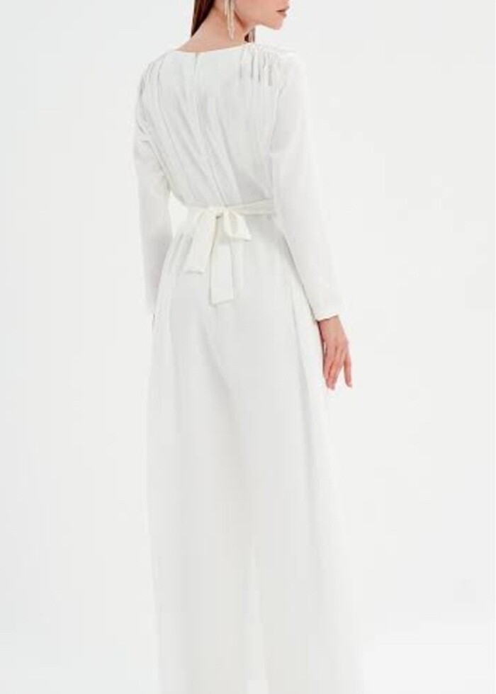 Birgül bektaş marka tül detaylı tulum - Görsel 3