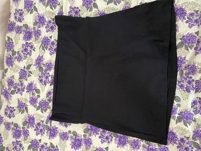 Bershka beli katlanan etek