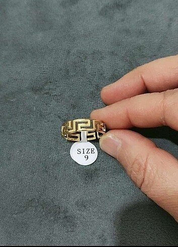 çelik yüzük gold 