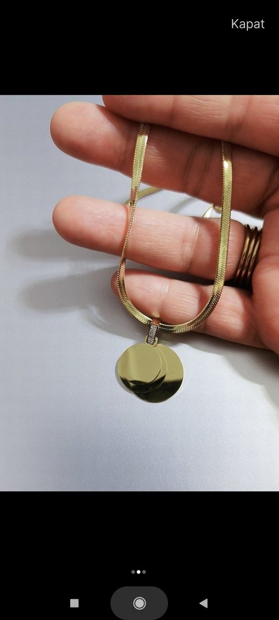 çelik kolye - Görsel 2