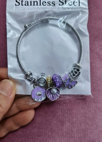 çelik pandora bileklik