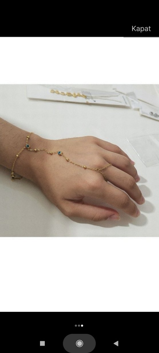 şahmeran bileklik gold - Görsel 3