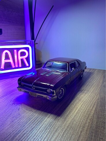 1:18 Maisto 1970 Chevrolet Nova SS - Koleksiyonluk Diecast Model