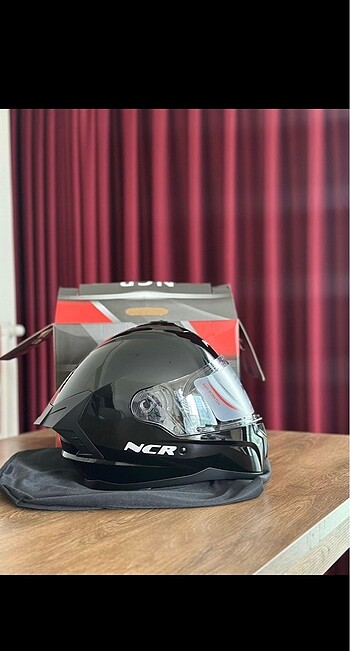 NCR Motorsiklet Kaskı Siyah - Görsel 2