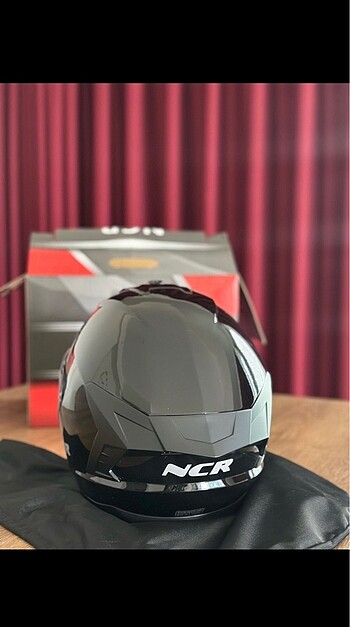 NCR Motorsiklet Kaskı Siyah - Görsel 6