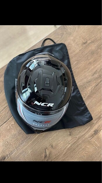 NCR Motorsiklet Kaskı Siyah - Görsel 5