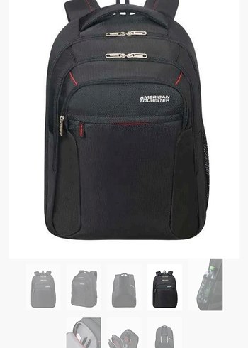 American Tourister Siyah Erkek Sırt Çantası - Görsel 6