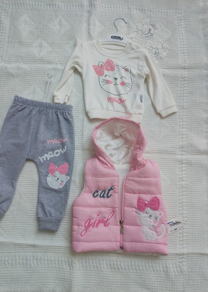 Şişme yelekli kız bebek takim - Görsel 2