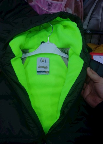 Erkek Çocuk Haki Fermuarlı Mont - Görsel 3