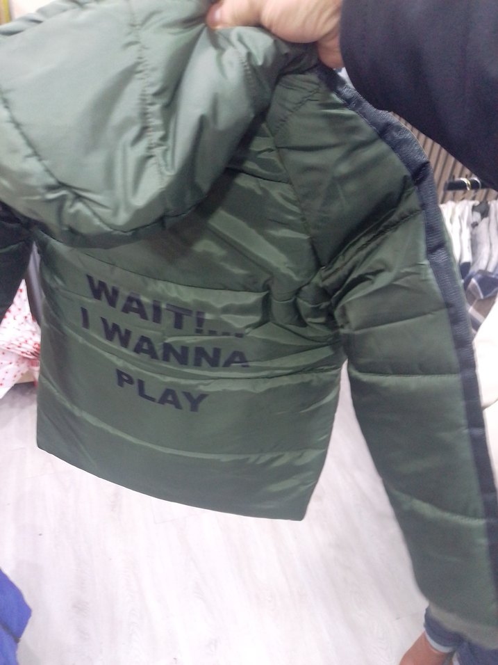 Erkek Çocuk Haki Fermuarlı Mont - Görsel 2