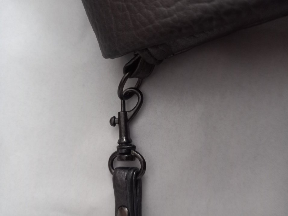 Kahverengi Deri Kadın Omuz Çantası - Görsel 5