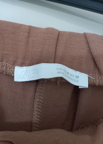 Bej Piliseli Kadın Uzun Kumaş Pantolon - Görsel 3