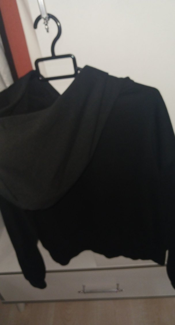 Siyah Kadın Sweatshirt - Görsel 4