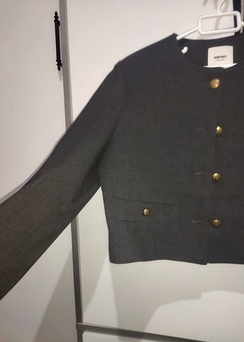 Koton Business Gri Kadın Ceket - Görsel 3