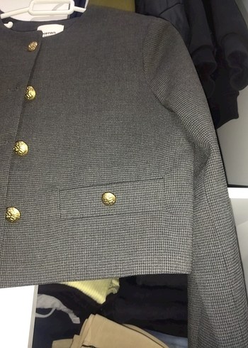 Koton Business Gri Kadın Ceket - Görsel 4