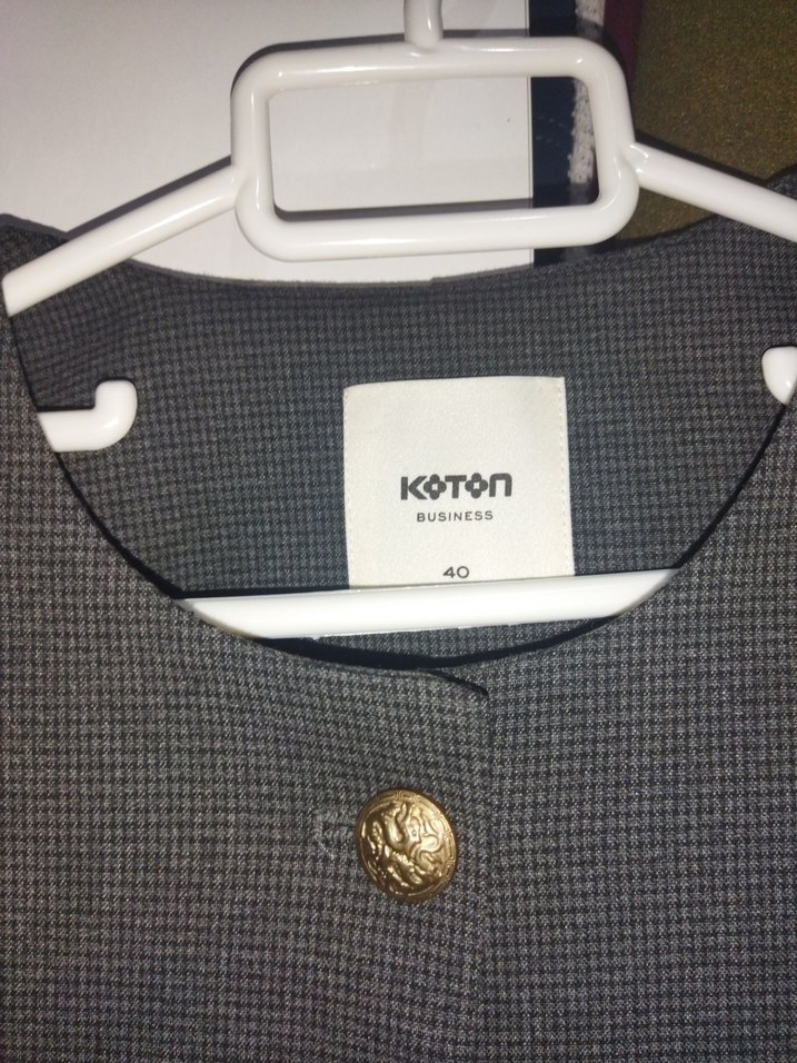 Koton Business Gri Kadın Ceket - Görsel 2