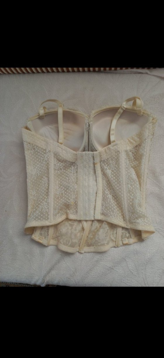dantelli gothic y2k vintage korse büstiyer - Görsel 2