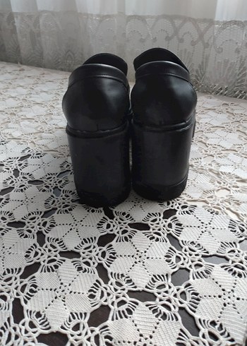 Kara Platform Topuklu Gotik Kadın Ayakkabı - Görsel 2