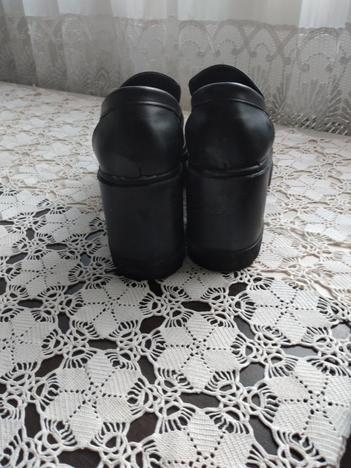 Kara Platform Topuklu Gotik Kadın Ayakkabı - Görsel 2