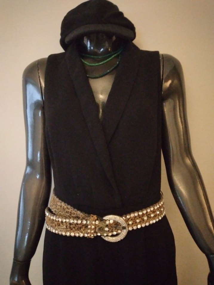 Kadın Siyah  Tulum - Görsel 2