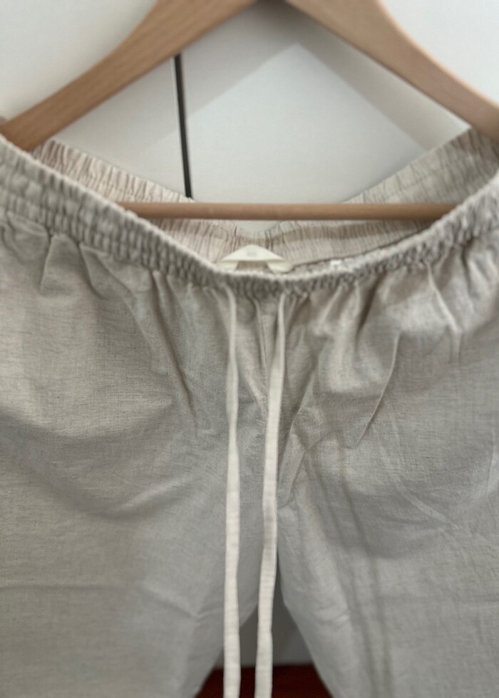 Keten Pantolon - Görsel 3