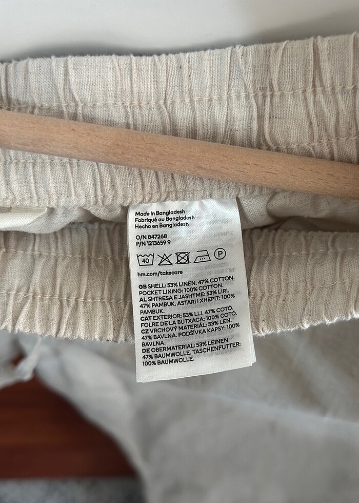 Keten Pantolon - Görsel 5