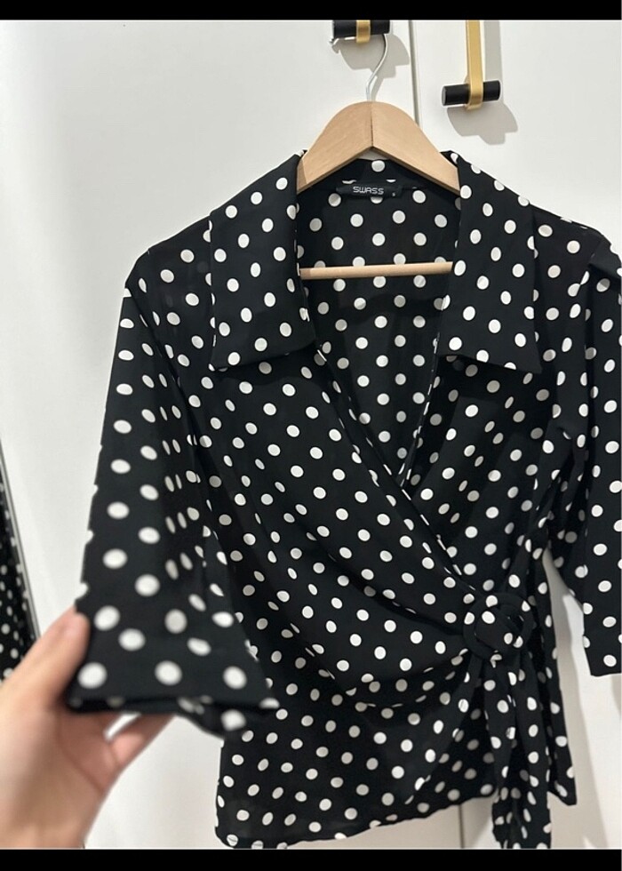 Puantiyeli Gömlek - Görsel 2