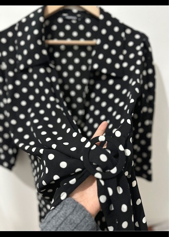 Puantiyeli Gömlek - Görsel 3