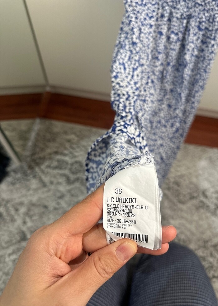 Çiçekli Yazlık Elbise - Görsel 4