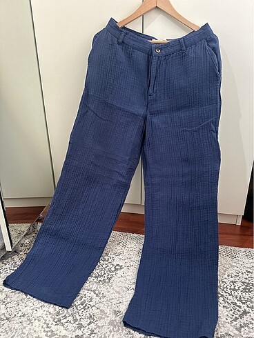 Mavi Pantolon yazlık - Görsel 3