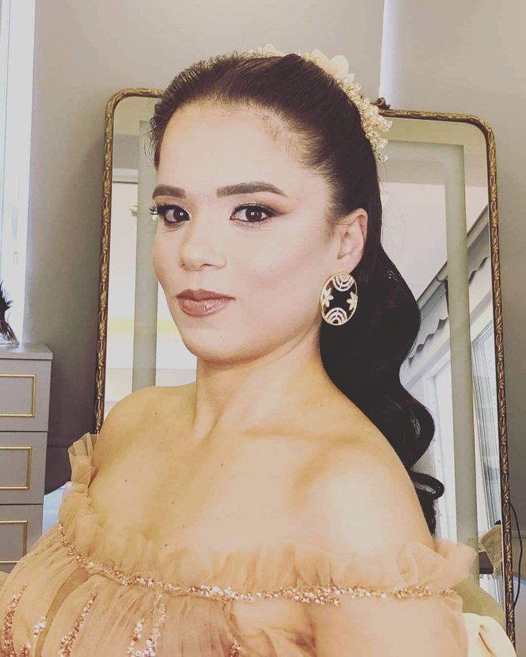 Bohem Stil Uzun Drapeli Kadın abiye - Görsel 4